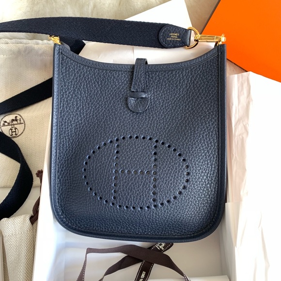 NIB HERMES Special Evelyne 16 TPM w GOLD hardware - Picture 5 of 8